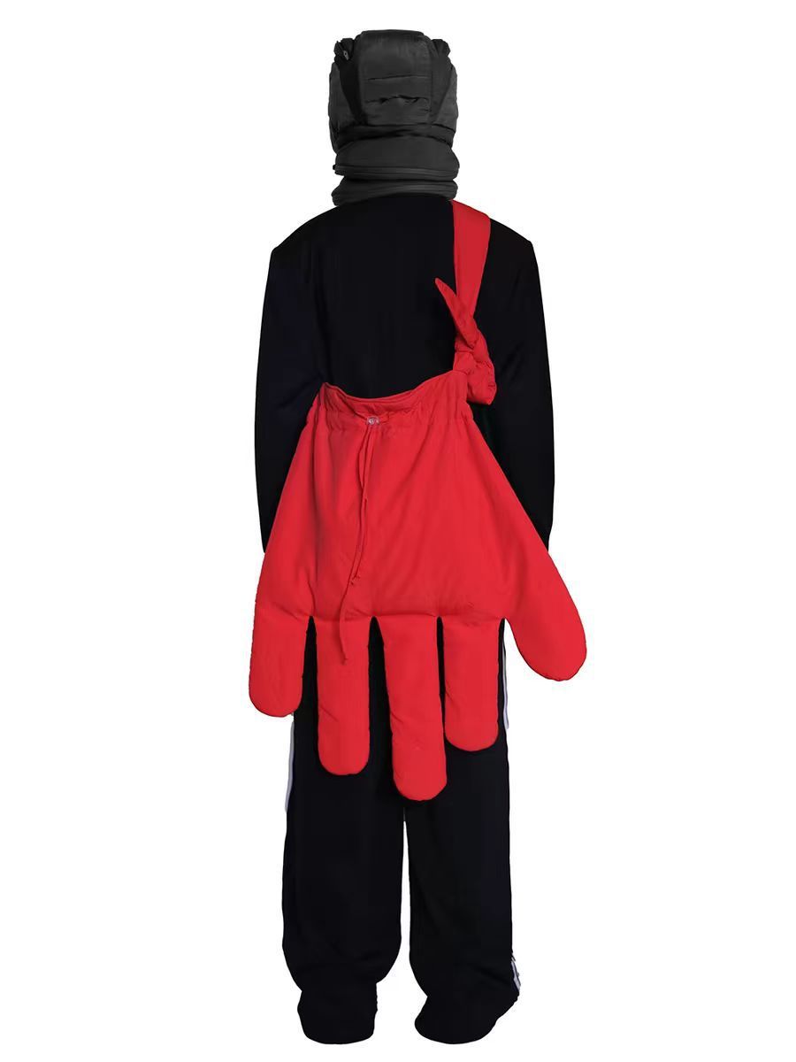 Nylon Tooling Large Gloves Crossbody Bag