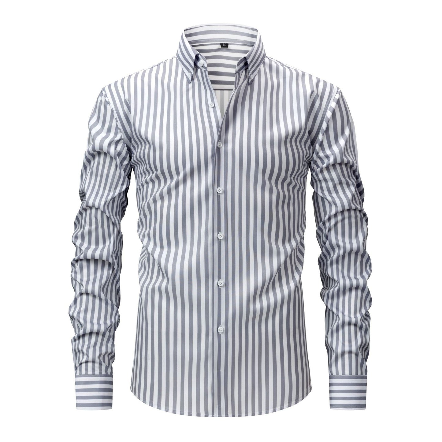 Four-sided Stretch Digital Printing Striped Long Sleeve