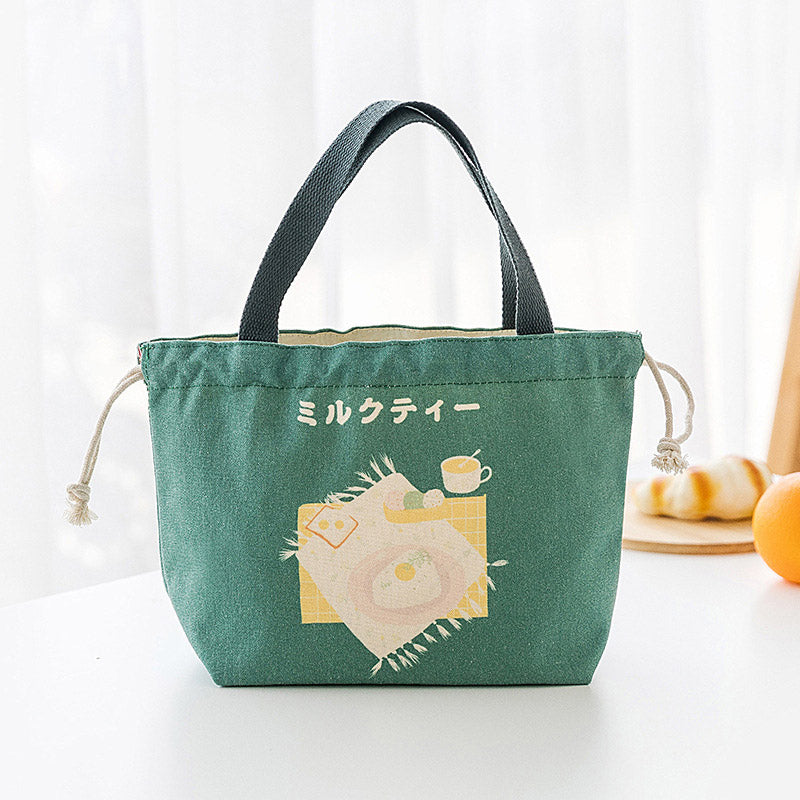 Cute Portable Ladies Handbag Insulation Lunch Box Bag