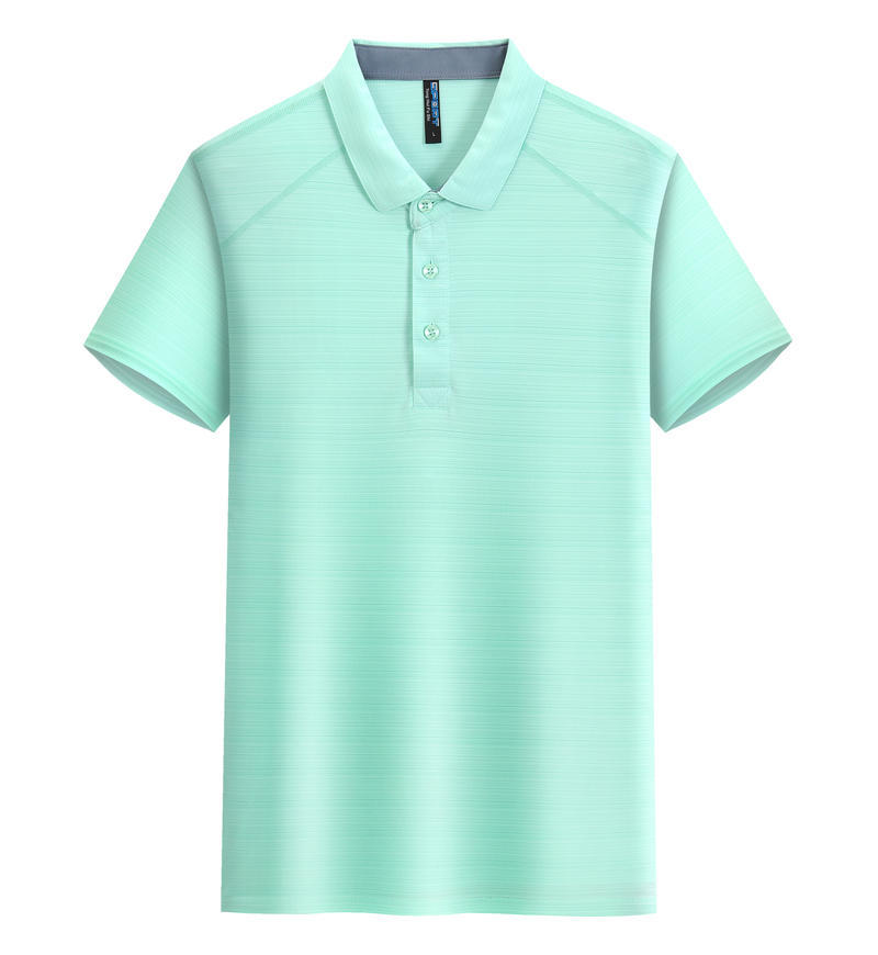 Crystal Silk Lapel Quick-drying Polo Shirt Outdoor Sports