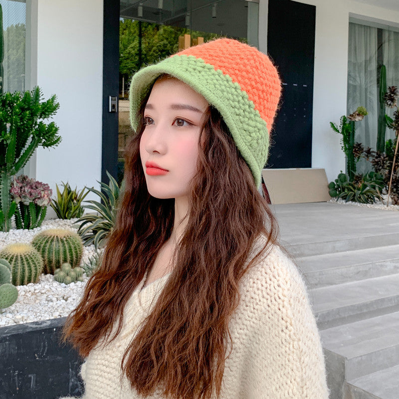 Women's Niche Designer Bucket Wool Hat
