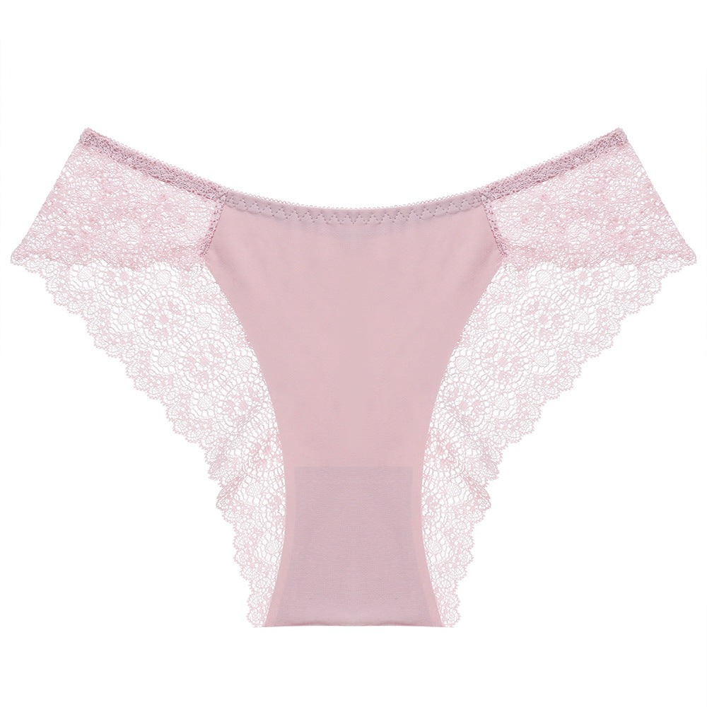 Exquisite Embroidery Gorgeous Transparent Pure Desire Low Waist Panties
