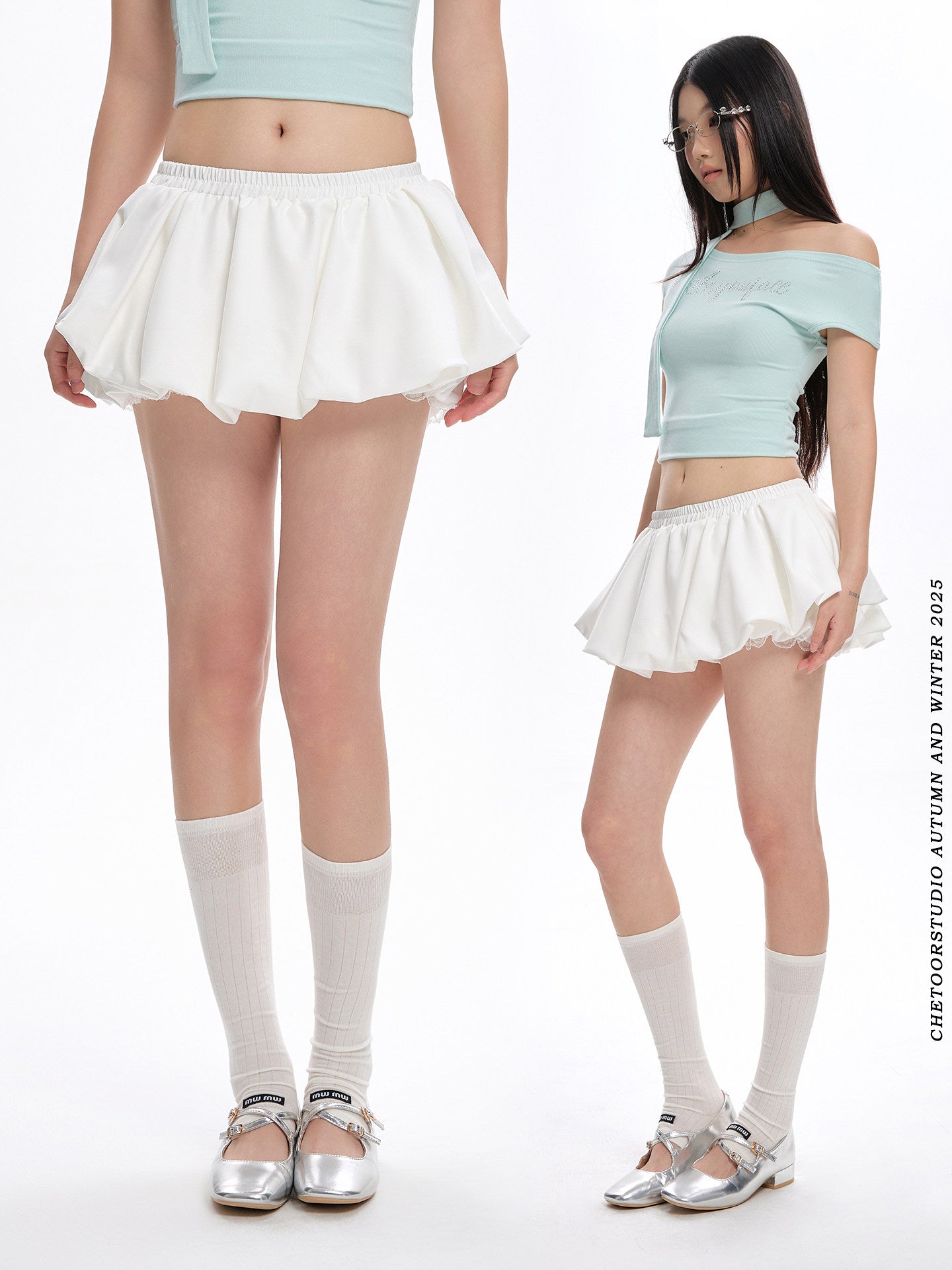 High-waisted Slimming A-line Skirt Mid-length Skirt