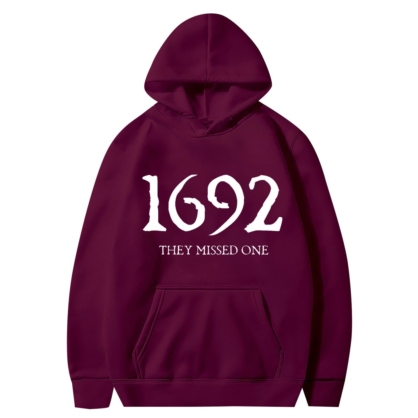 Women's Missing A Hooded Printed Sweater