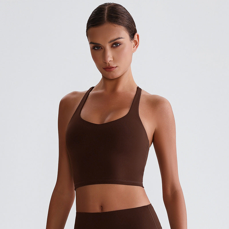 Cross Back Wear Running Yoga Bra