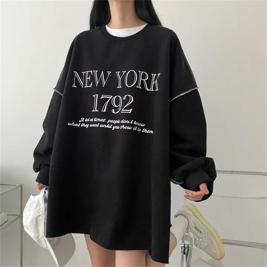 Dame Cashmere Sweater Med Rund Hals Til Efterår Og Vinter