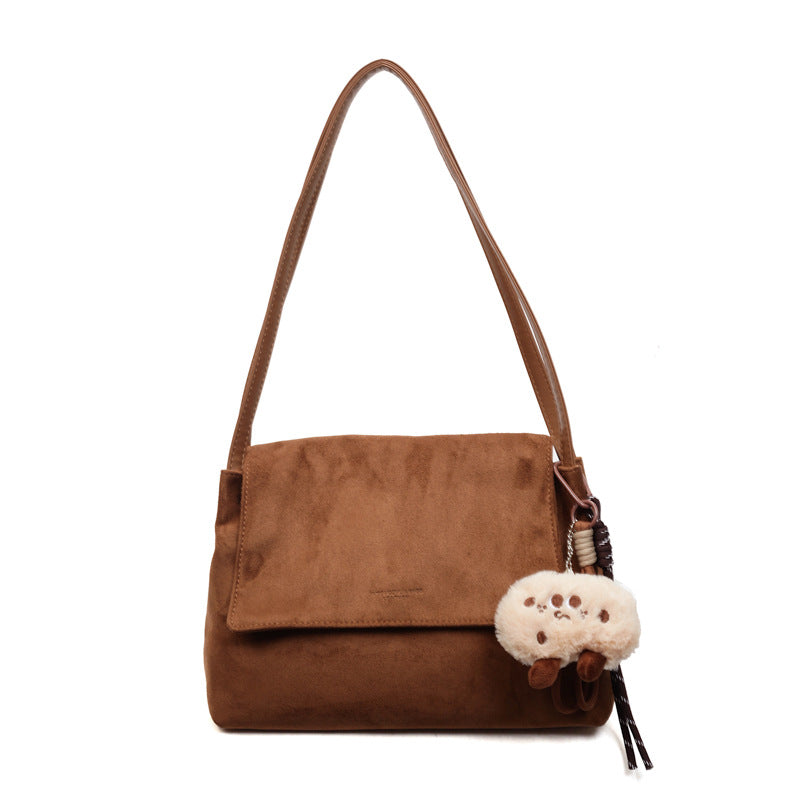 Retro High-capacity Versatile Shoulder Bag For Casual And Commuter Use
