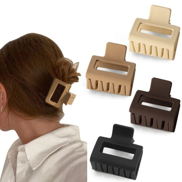 Square Matte Rubber Paint Hairpin Female