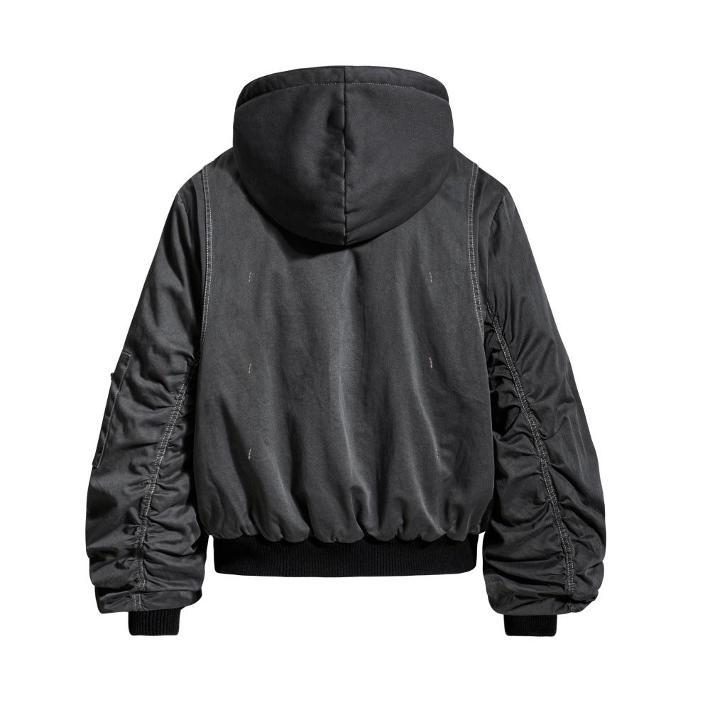 Men's Winter Padded Thick Hooded Coat