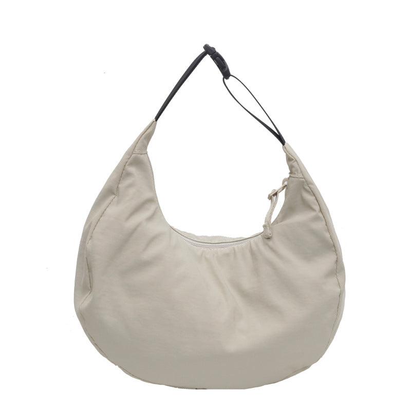 Lightweight Dumpling Bag Women's Solid Color Nylon Cloth