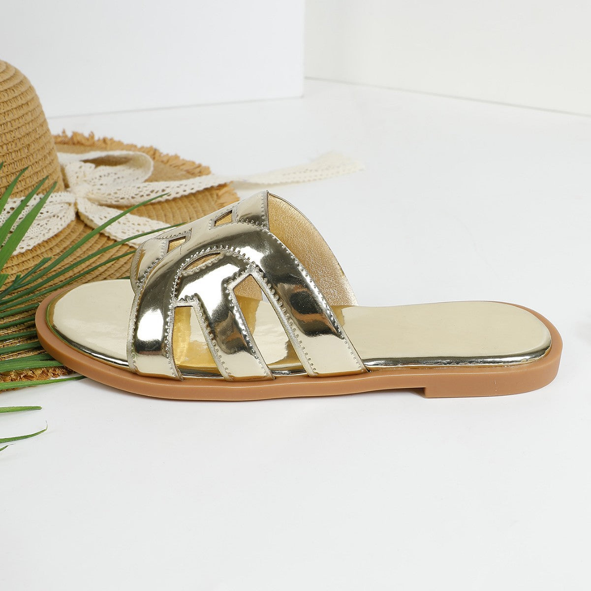 Versatile Flat Strap Fashion Sandals For Women