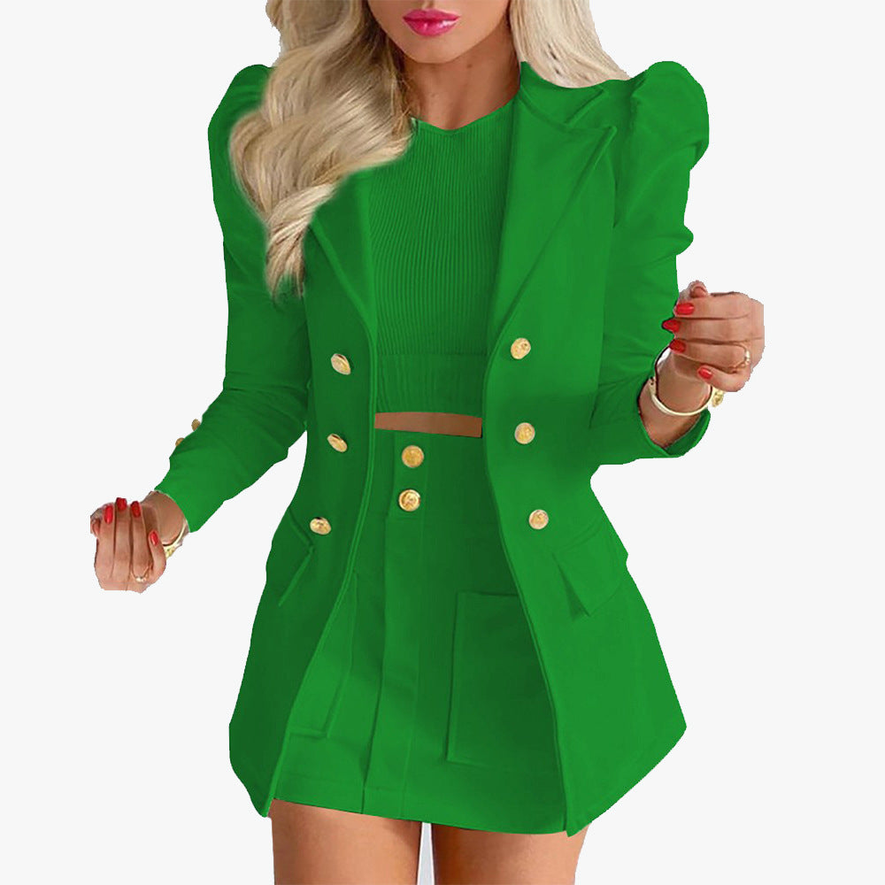 Women's Solid Color Mini Skirt