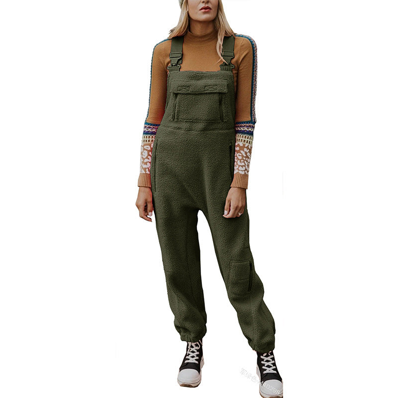 Europæiske Og Amerikanske Mode Casual Tætsiddende Bukser Med Fleece Efterår Og Vinter Seleshorts