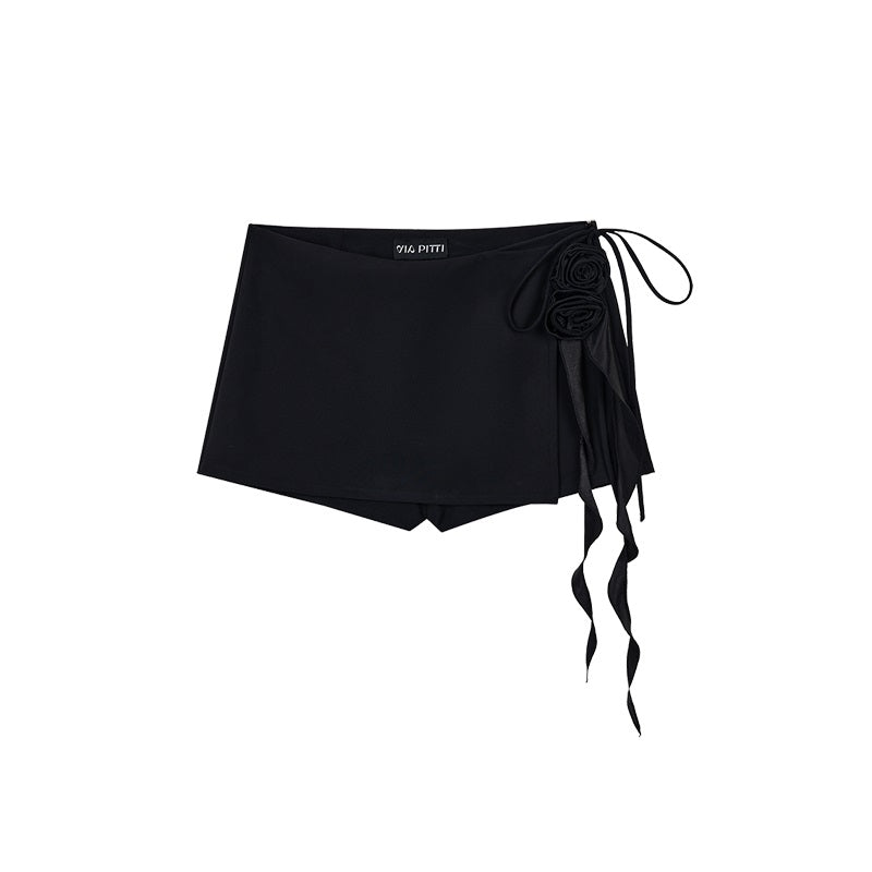 Design Two-way Detachable Suspender Skirt All-match Pantskirt