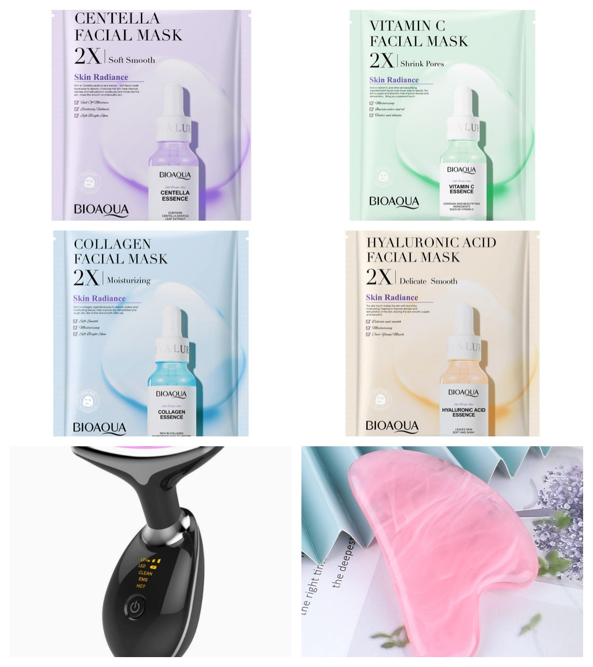 Home Use Face Neck Pattern Face Lifting Import Massage Instrument