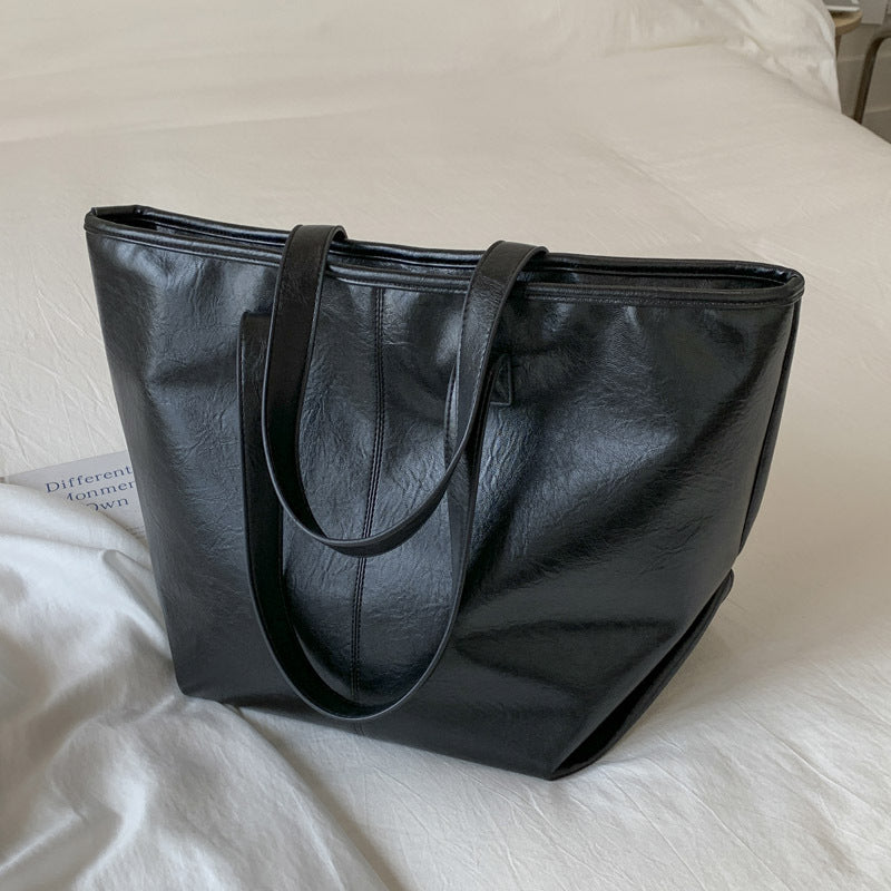 Fashionable Large-capacity Tote Bag Vintage And Casual