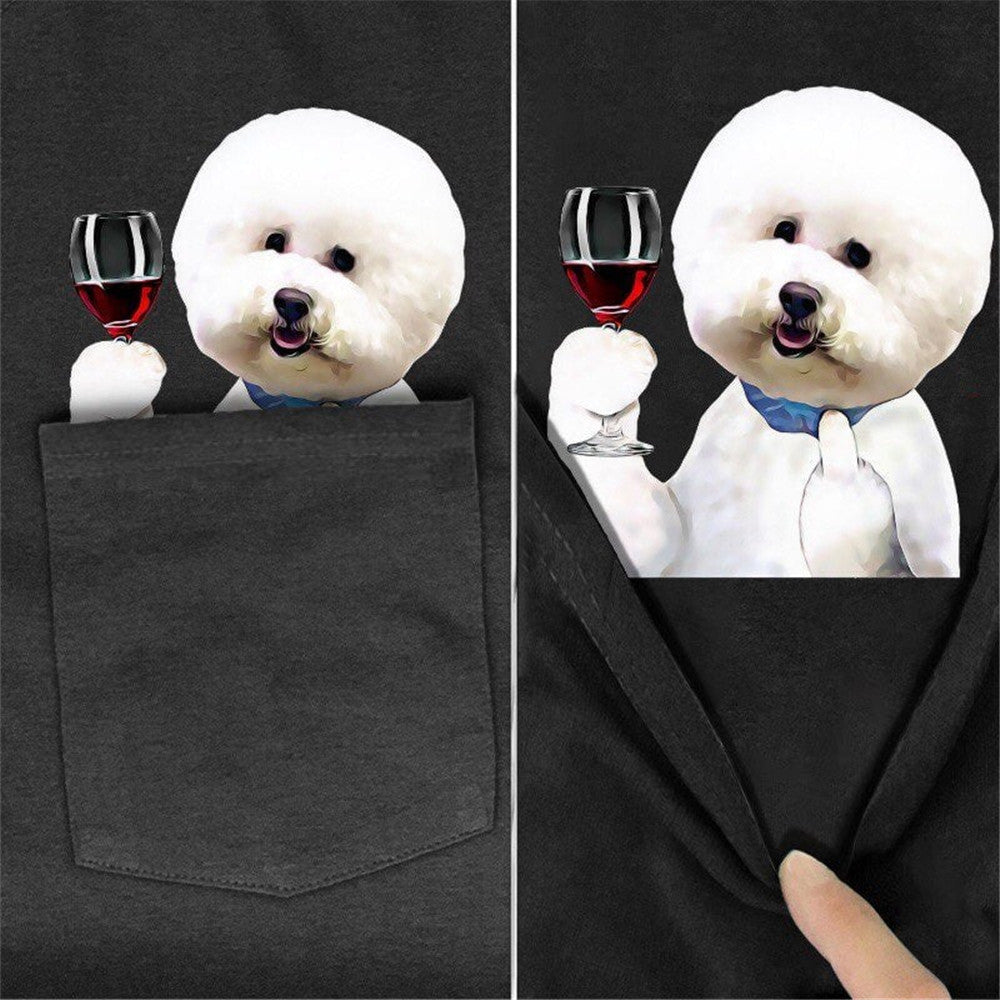Animal Cotton T-shirt Short Sleeve Shirt