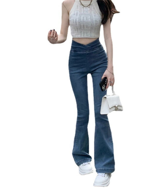 High Waist Hip Raise Slim Fit Women's Jeans