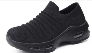 Plus Size Fly-knit Socks Shoes Women's Stretch Knitted