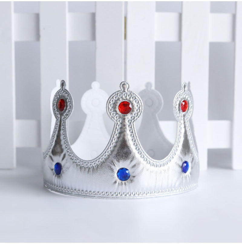 Children Birthday Arrangement Props Golden Cloth Crown