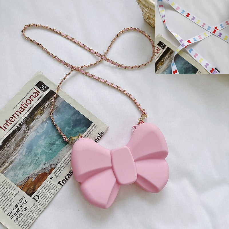 Cute Cartoon Bow Mobile Phone Bag All-match One Shoulder Messenger