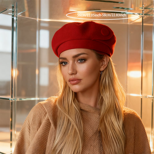 British-style Casual Painter Hat That Is Versatile And Can Show Off Your Face