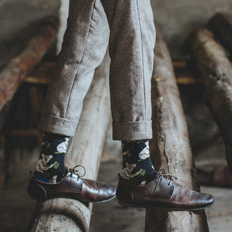 Retro Male Hip-hop Spring And Autumn Long Tube Street British Socks