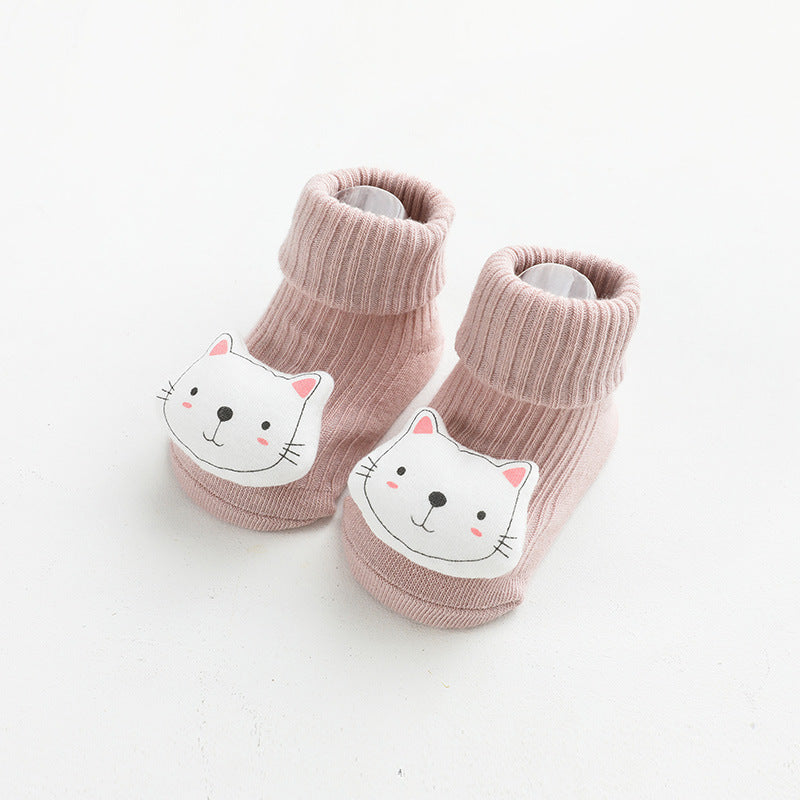 Children's Boneless Loose Mouth Socks Cartoon Accessories Non-slip