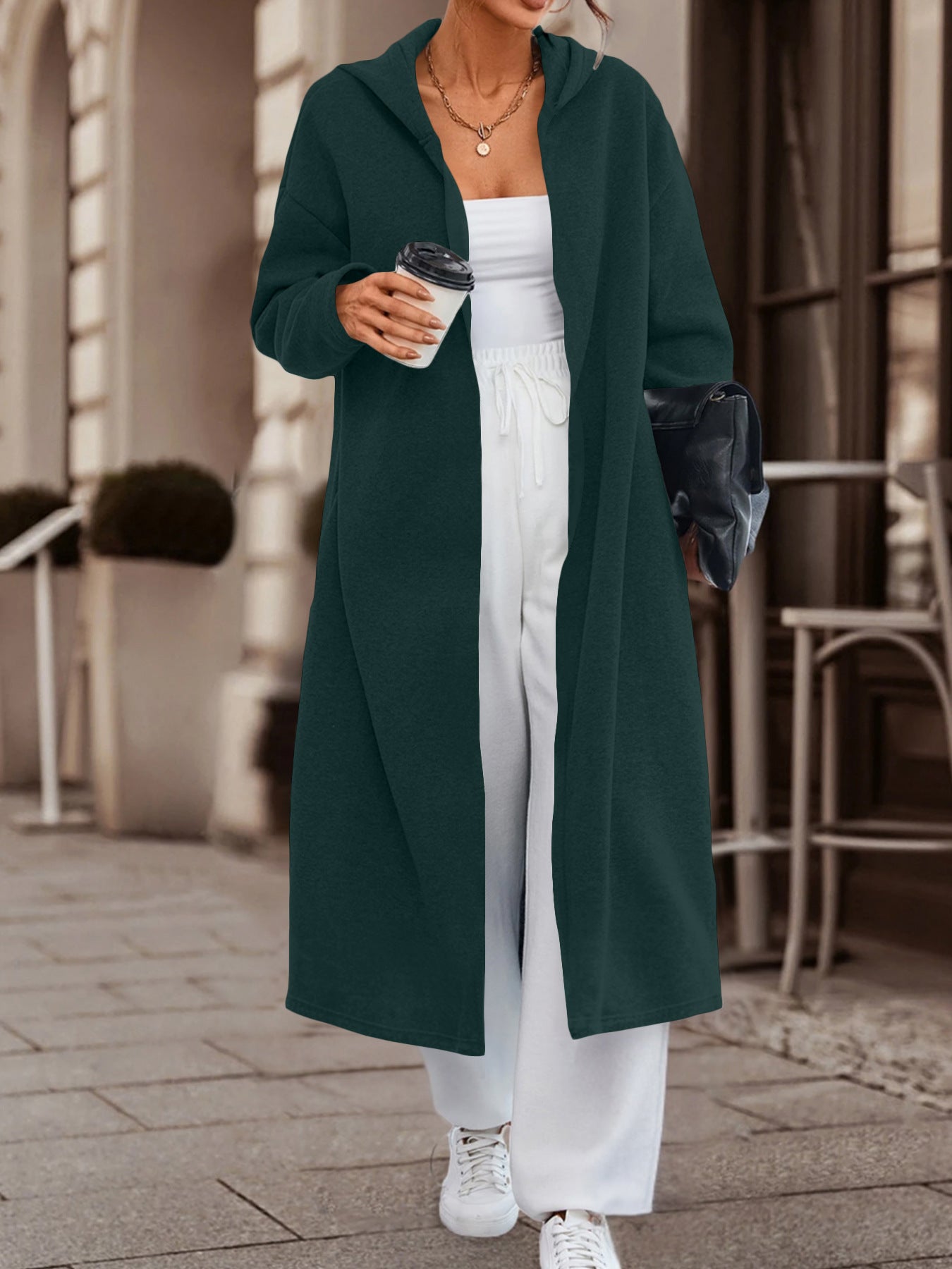 Women's Leisure Commute Long Cardigan Jacket