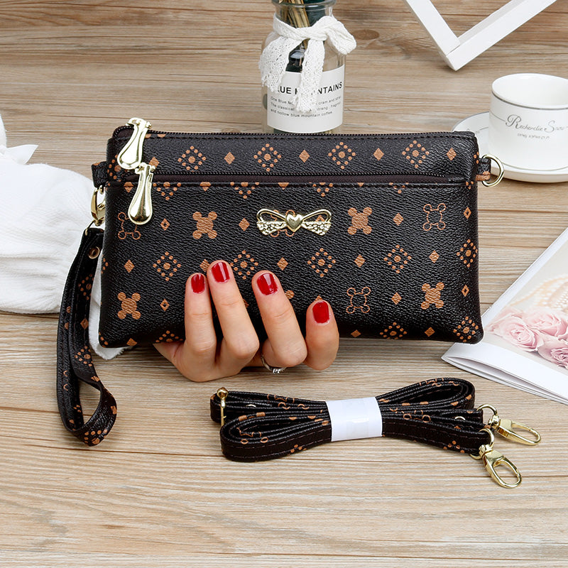 Sommer Dame Clutch Casual All-match Lille Taske Mobiltelefon Pung Skuldertaske