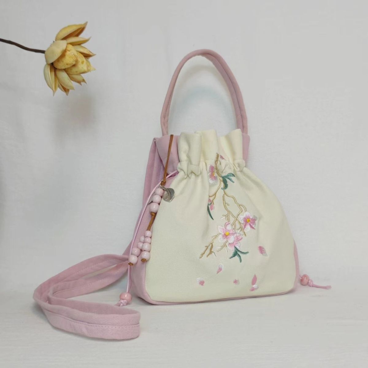 Ancient Style Han Chinese Clothing Crossbody Casual Bag Embroidery
