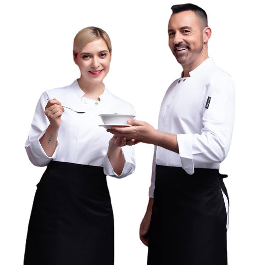 Long Sleeved Work Clothes For Cake Baking And Pastry In Autumn And Winter
