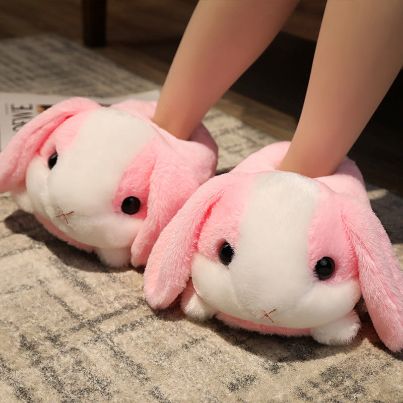 Women's Cute Home Cotton Slippers Men's