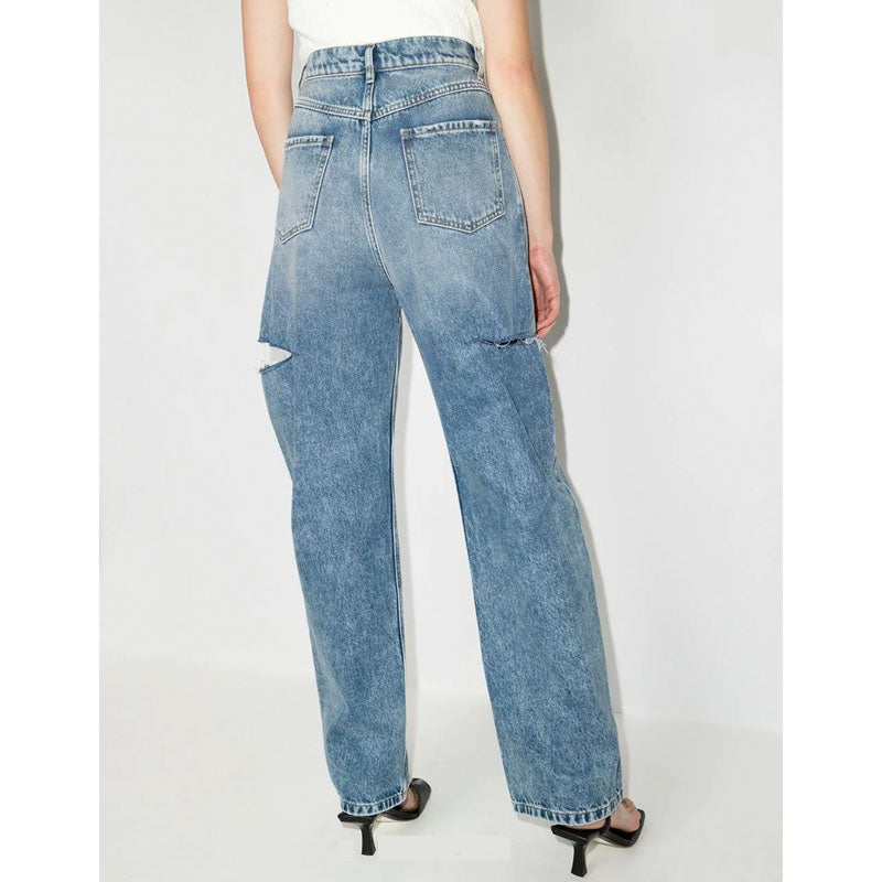 Spring And Summer New Cut Process Wash Jeans