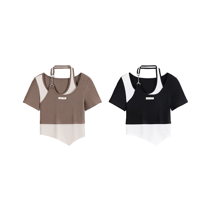 Pure Desire Style Short Sleeve T Shirt Blouse