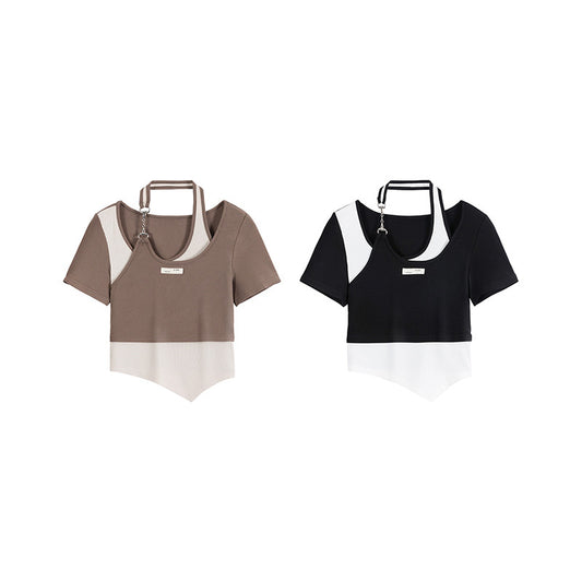Pure Desire Style Short Sleeve T Shirt Blouse