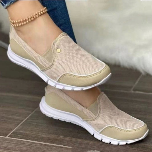 Fritidssko Flad Hæl Slip-on Loafers Kvinder Nye Modesko