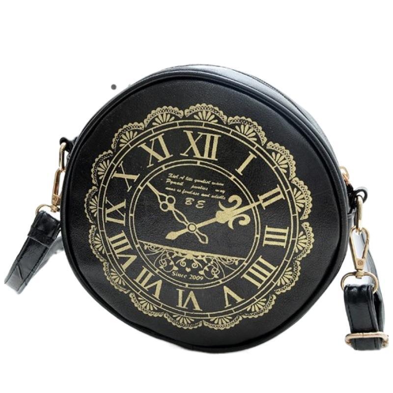 Small Round Bag Graffiti Retro One-shoulder Diagonal Women's Bag