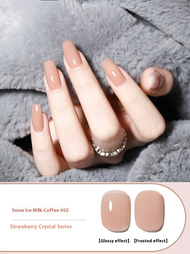 Ice Transparent Nude Color Gel Nail Polish All-match