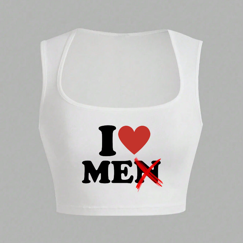 Top With A Cold-shoulder Square Neckline And A Patterned Print