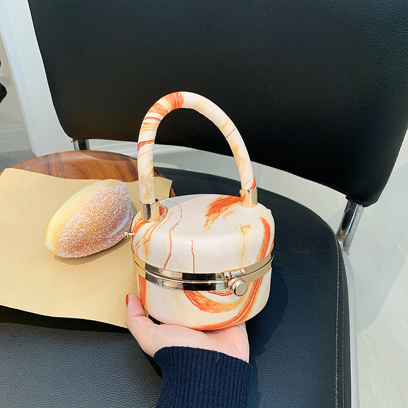 Summer Candy Color Mini Ins Wide Shoulder Strap Crossbody Portable Shoulder Bag