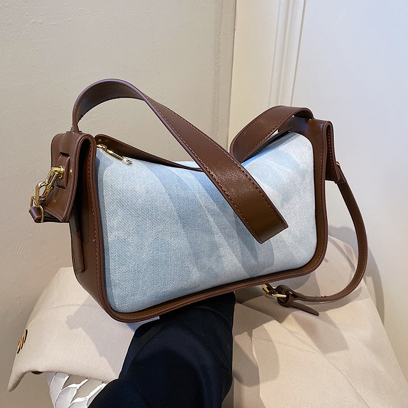 High-quality Textured Large-capacity Women's Messenger Bag