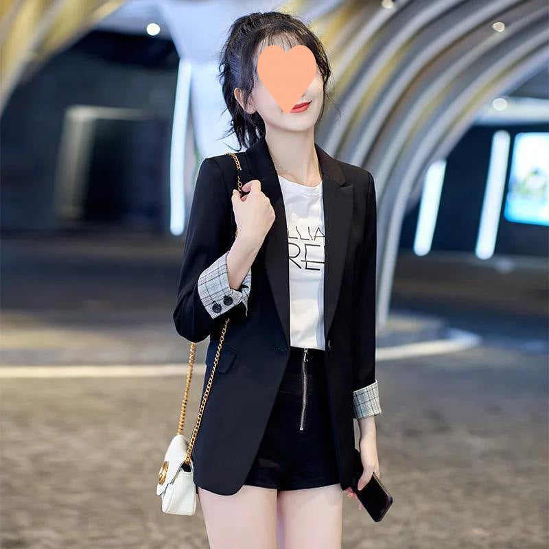 Black Small Business Suit Coat For Women