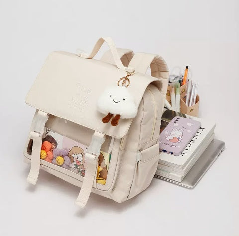 Original Female Minority Students Transparent Backpack