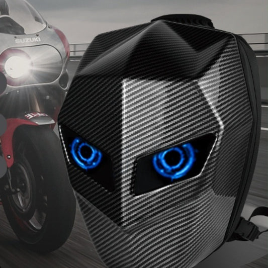 Rygsæk lysende Sharingan cool motorcykelkørsel fuld hjelm hård skal vandtæt Bluetooth