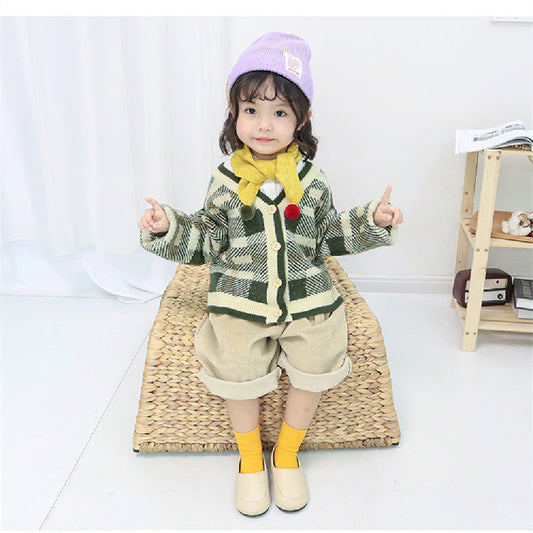 Spring And Autumn Embroidered Striped Socks