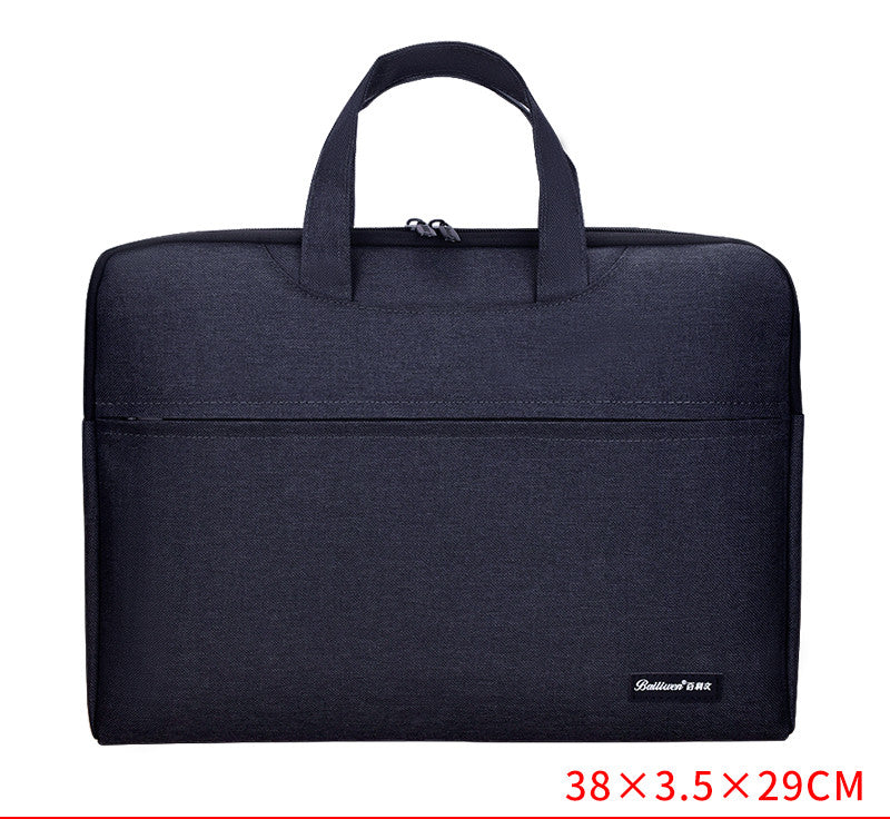 File Bag Large Capacity Waterproof Briefcase Canvas