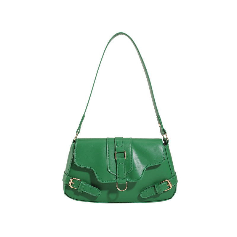 Pure Color Simple Shoulder Messenger Bag Fashion Casual