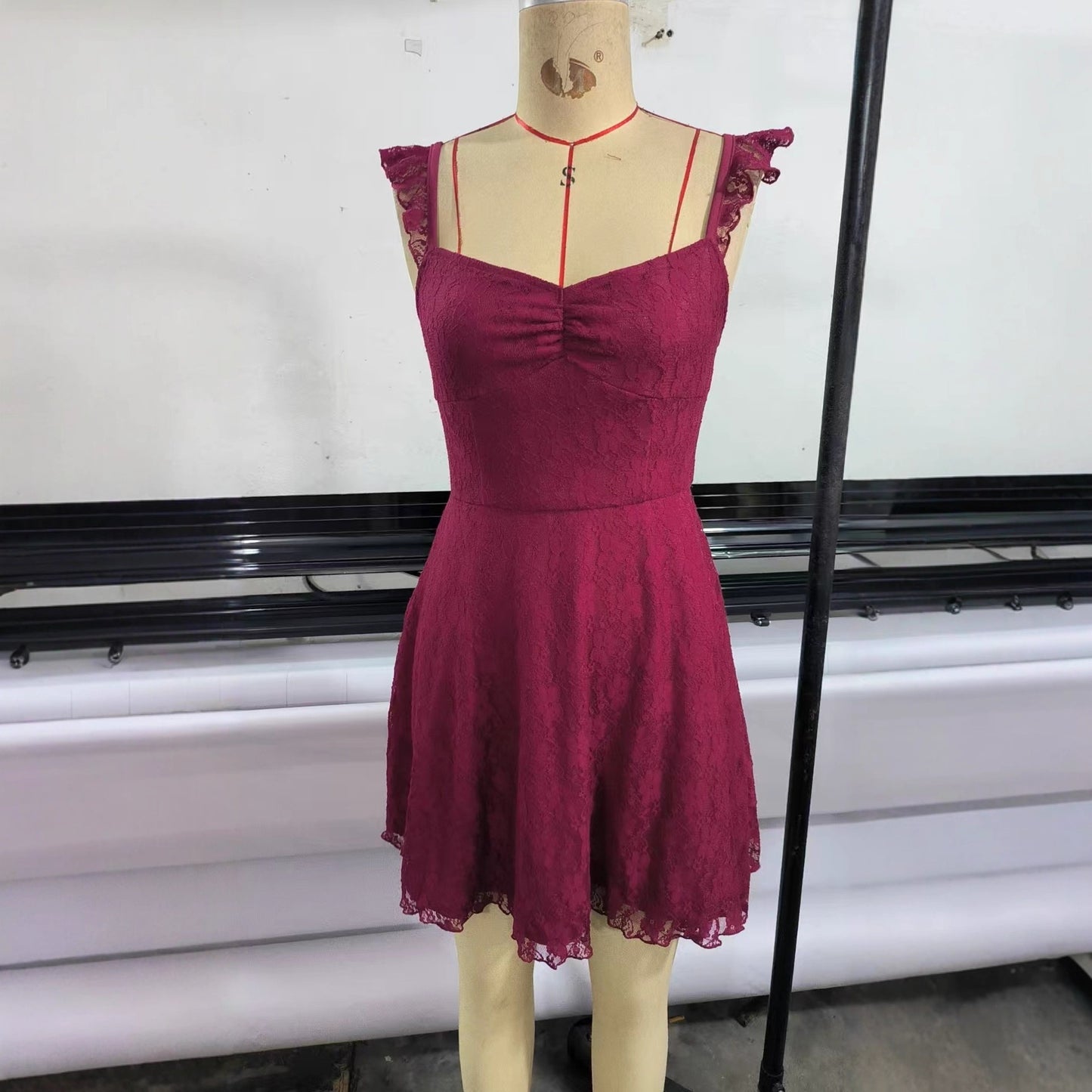 Fashionable Sexy Backless Lace Slip Dress For Women