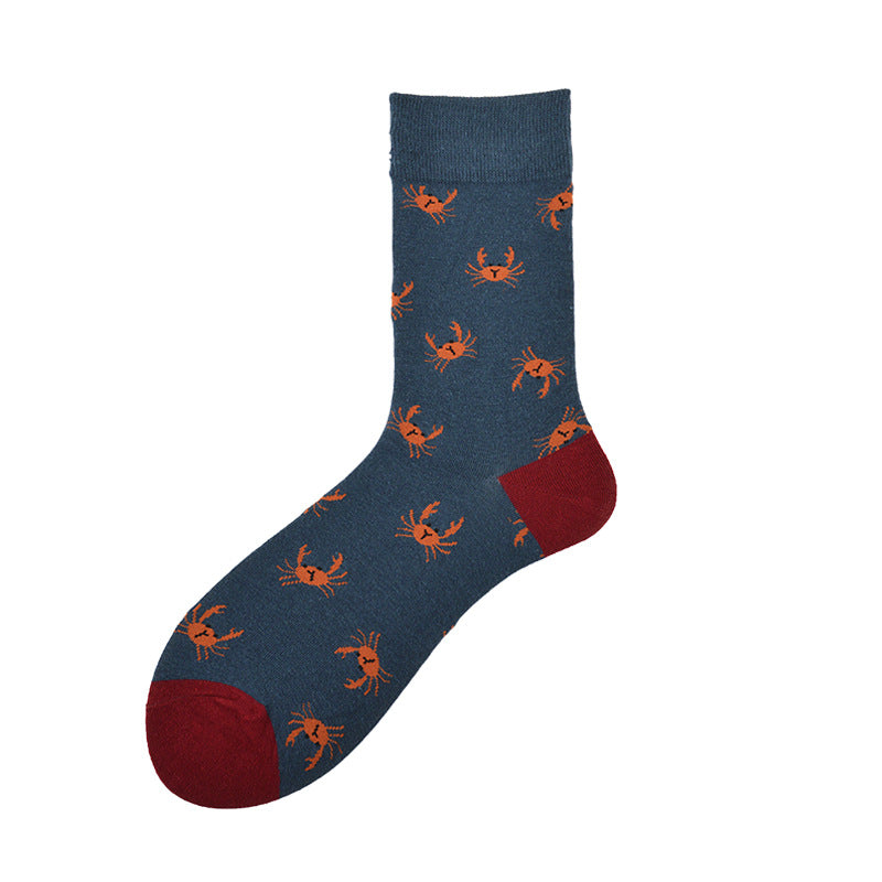 Creative Couple Cotton Mid-high Socks
